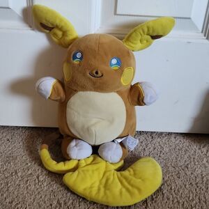 Pokemon Raichu Tomy Plush 13"